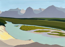 Load image into Gallery viewer, "Blue River" Original Painting