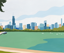 Load image into Gallery viewer, Chicago from Museum Campus Print