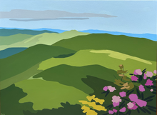 Load image into Gallery viewer, "Rhododendrons on the Mountain" Original Painting