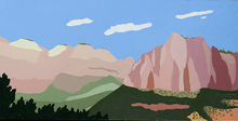 Load image into Gallery viewer, Zion National Park Acrylic on Birch Panel
