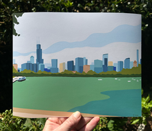 Load image into Gallery viewer, Chicago from Museum Campus Print

