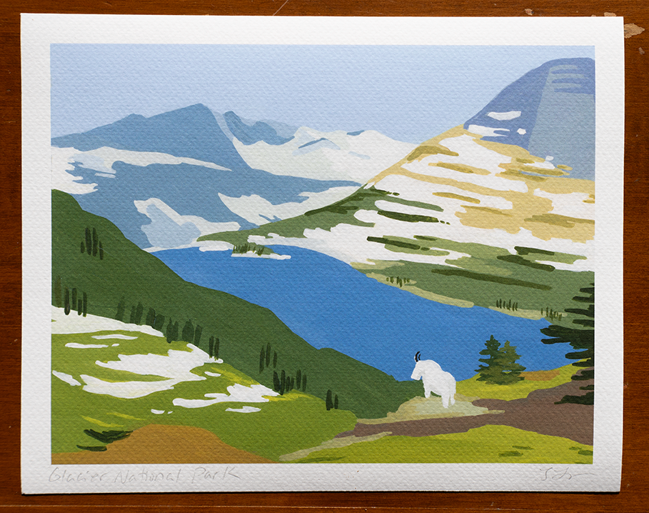 Glacier National Park Print