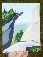 Load image into Gallery viewer, Grandfather Mountain original on paper
