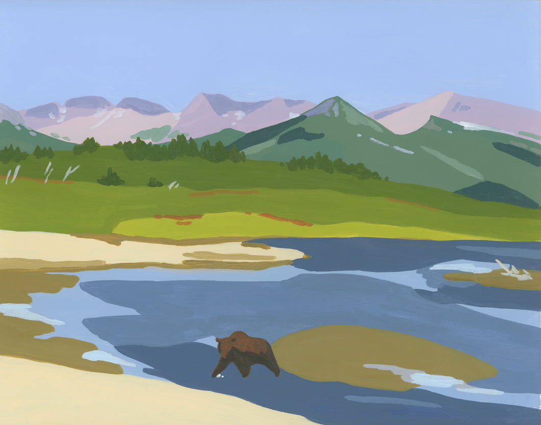 Katmai National Park Original Painting