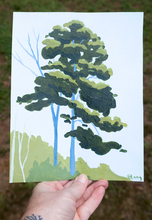 Load image into Gallery viewer, Loblolly Pines original on paper

