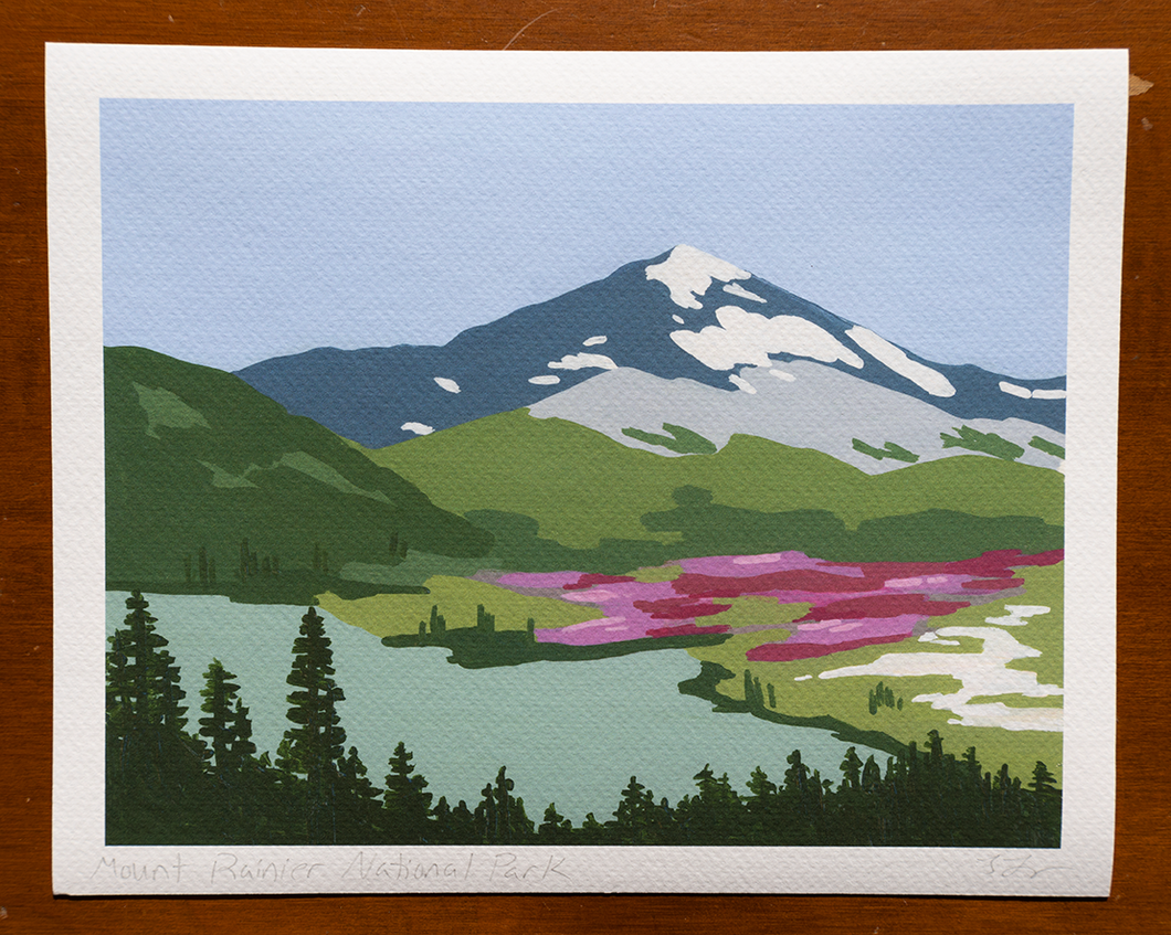Mount Rainier National Park Print