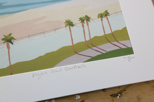 Load image into Gallery viewer, Virginia Beach Boardwalk Matted Print
