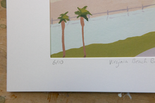 Load image into Gallery viewer, Virginia Beach Boardwalk Matted Print
