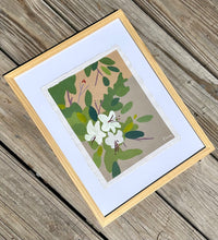 Load image into Gallery viewer, Wild Azalea original framed painting on handmade paper
