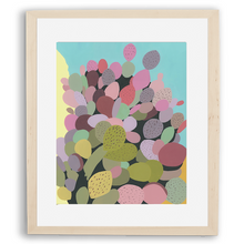 Load image into Gallery viewer, Purple Cacti Framed Print
