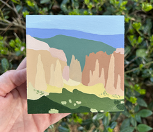 Load image into Gallery viewer, Cathedral Valley Acrylic on Birch Panel
