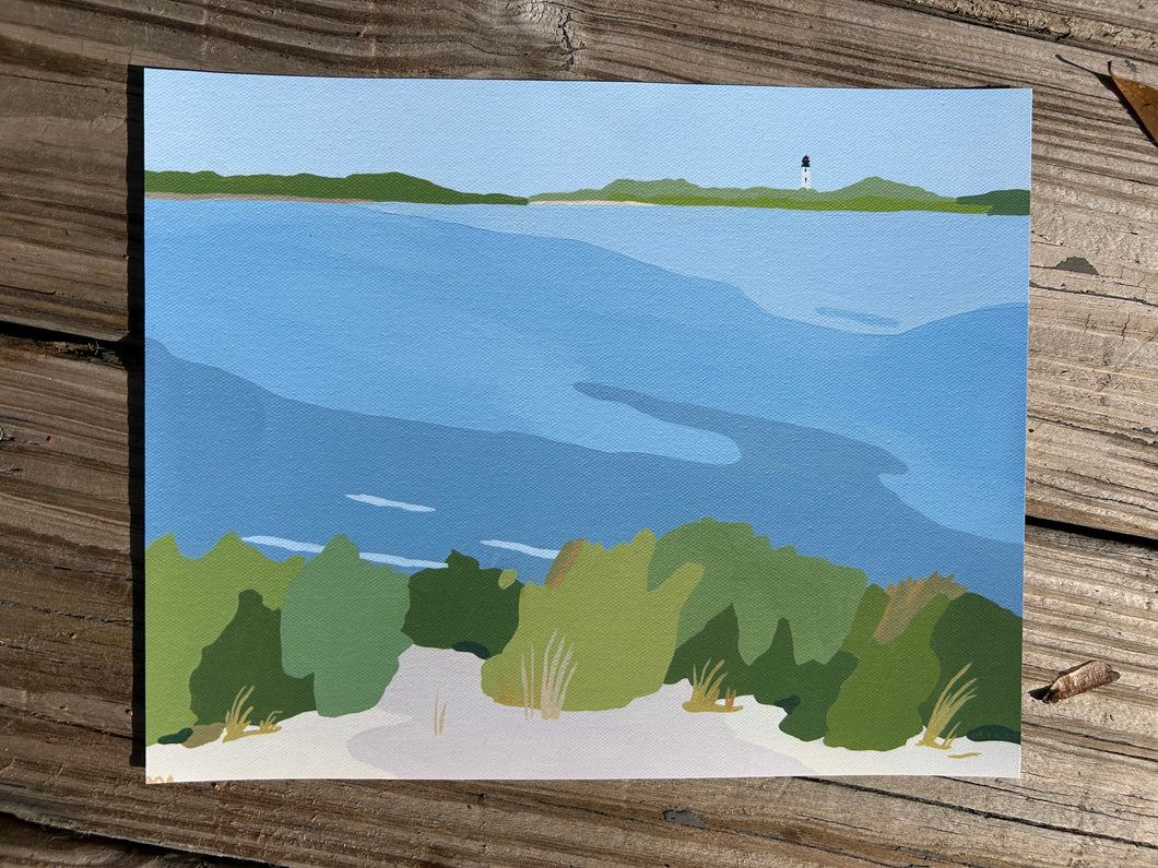 Distant Lighthouse Print