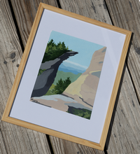 Load image into Gallery viewer, Grandfather Mountain original on paper
