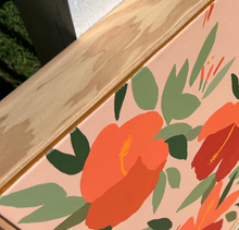 Load image into Gallery viewer, Vintage Hibiscus Flowers Original Painting
