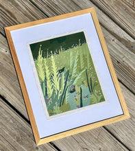 Load image into Gallery viewer, Wildflower Field original painting on handmade paper
