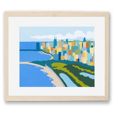 Load image into Gallery viewer, Chicago Summer Skyline &amp; Lakeshore Print
