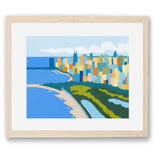 Load image into Gallery viewer, Chicago Summer Skyline &amp; Lakeshore Framed Print
