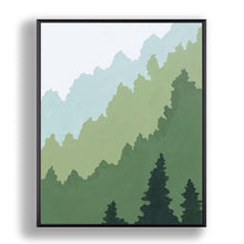 Load image into Gallery viewer, Misty Mountain Framed Print
