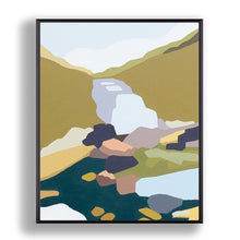 Load image into Gallery viewer, Mountain Waterfall Framed Print
