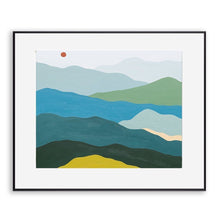 Load image into Gallery viewer, The Mountains Framed Print
