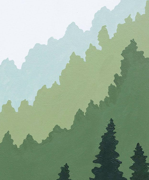 Misty Mountain Print