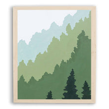 Load image into Gallery viewer, Misty Mountain Framed Print
