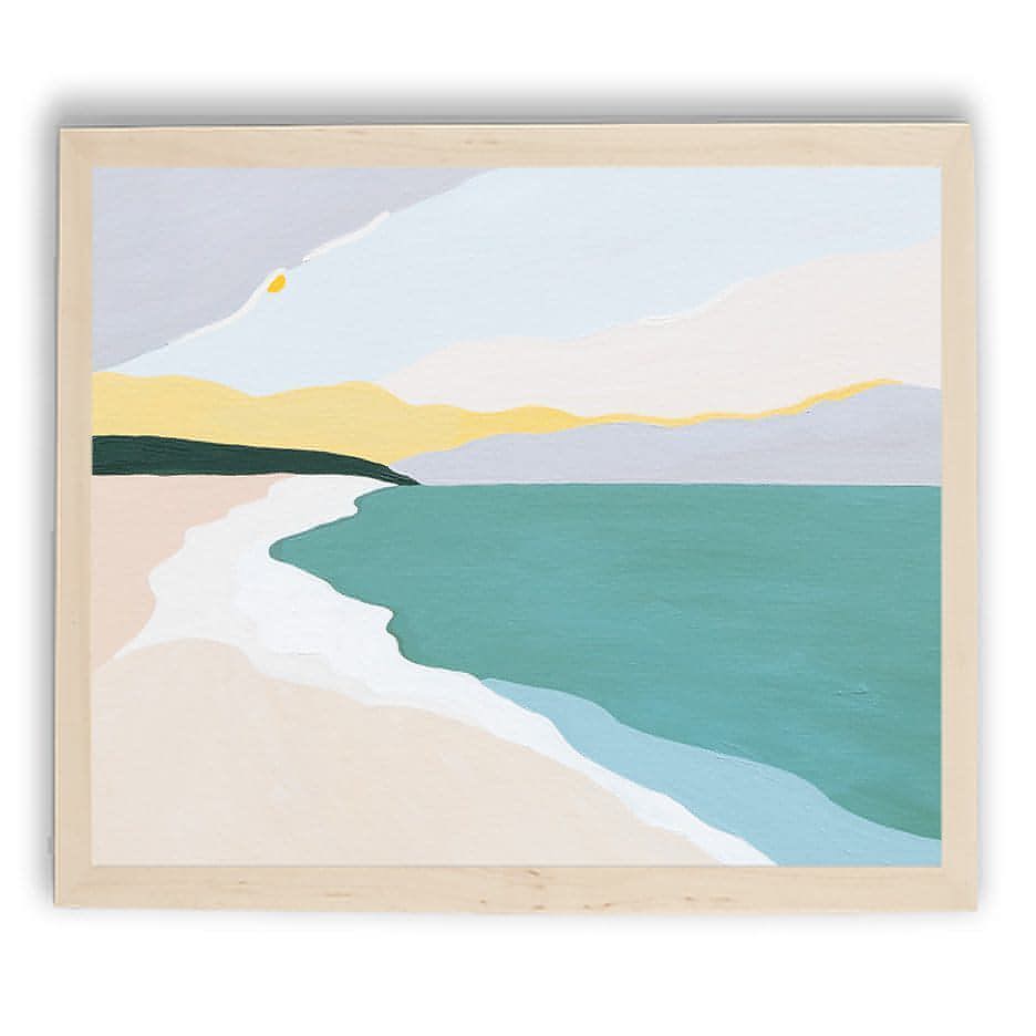The Beach Framed Print